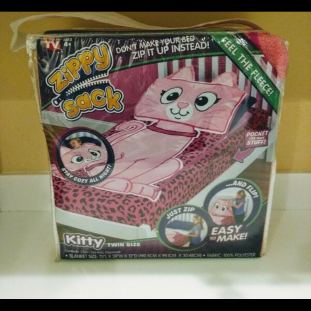 Kitty cat Zippy Sack